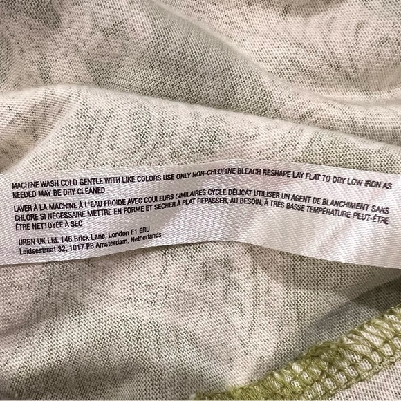 Daily Practice by Anthropologie Green Paisley Floral Cotton Blend Dress Size S - Picture 10 of 15